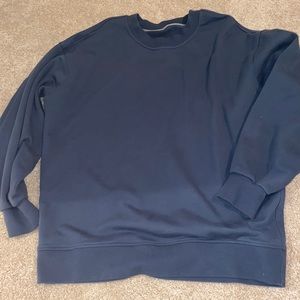 Lululemon oversized blue sweatshirt